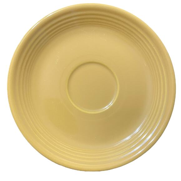 Yellow Fiesta Saucer - Picture 1 of 2
